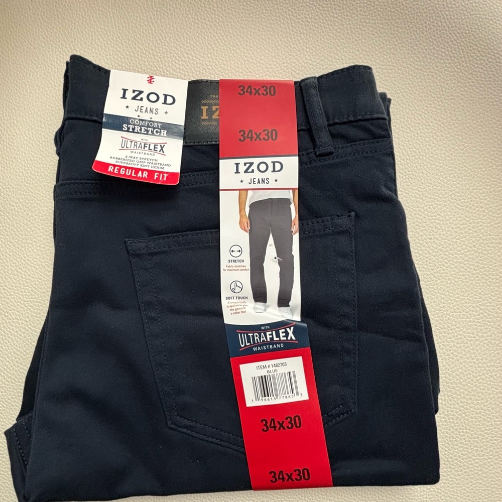 Izod Men's Dark Blue pants